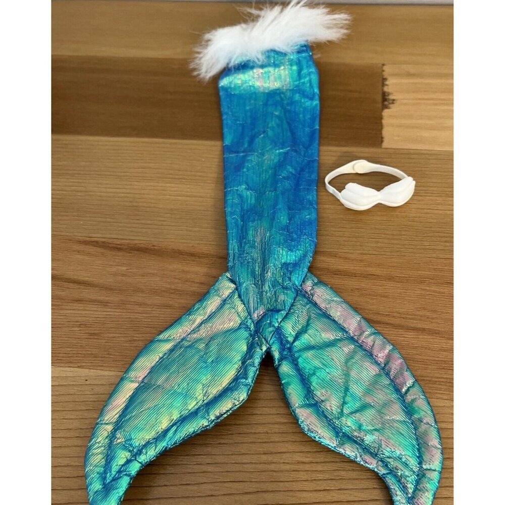 Vintage Ariel Barbie Little Mermaid Tail &‎ Top  Iridescent Mattel Replacement